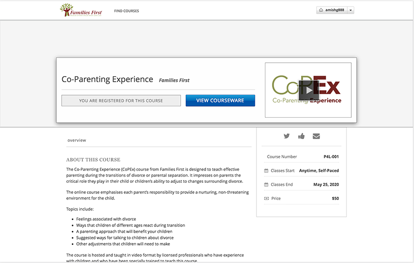 Families First: Online Learning for Family Welfare screenshot 2